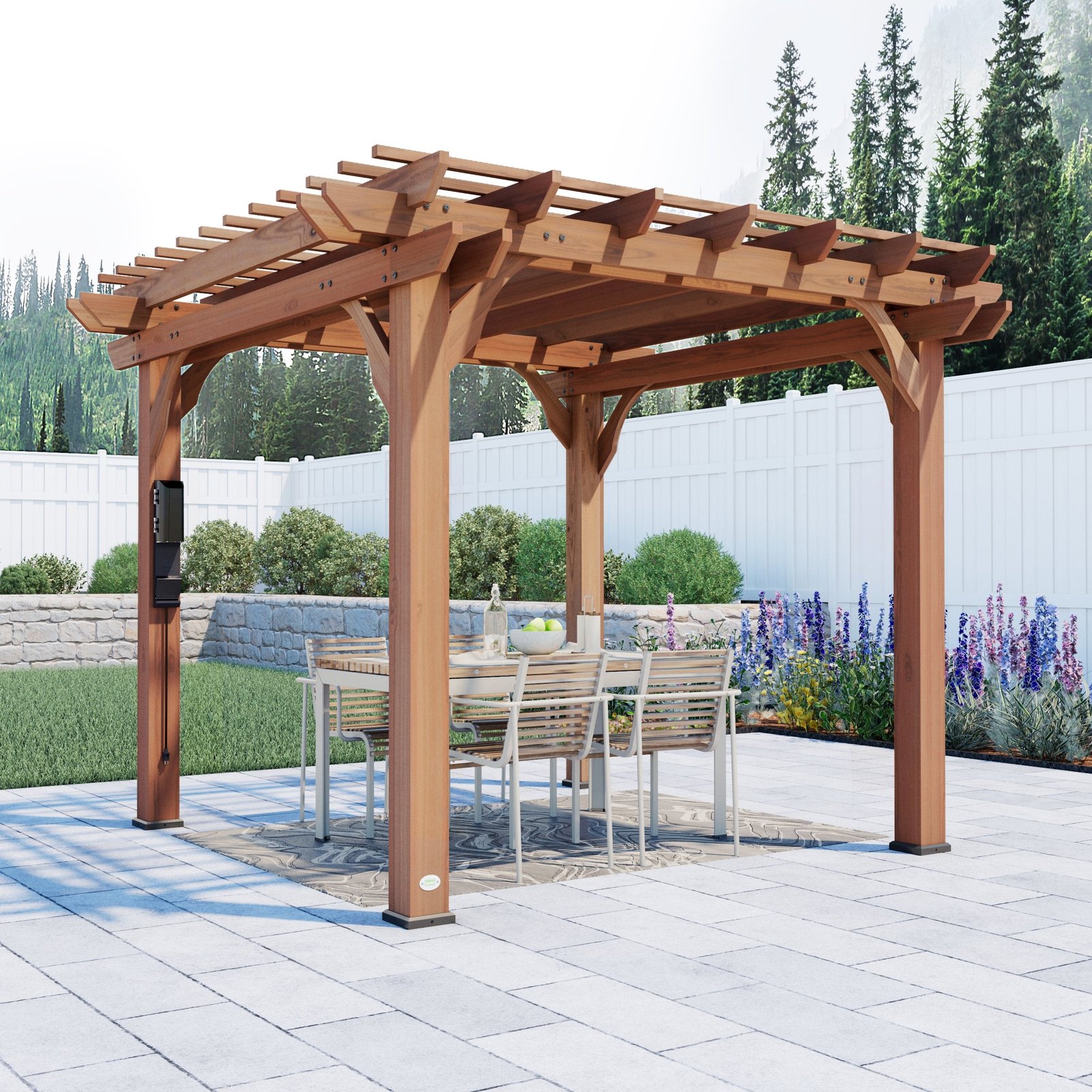 1505513B-10x10-Pergola-HERO-3 10x10 Beaumont Pergola - Image 1