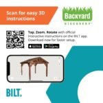 12x12 Arlington Gazebo with Electric - Lt Brown - Image 9