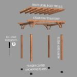 12x12 Beaumont Pergola - Image 10