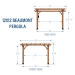 12x12 Beaumont Pergola - Image 2