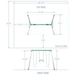 Big Brutus Heavy-Duty Metal A-Frame Swing Set - Image 2