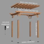12x10 Beaumont Pergola - Image 9