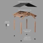 14x12 Peak Roof Gazebo - Image 13