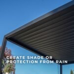 10x10 Sarasota Steel Louvered Pergola - Image 6
