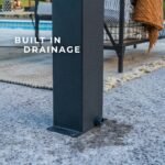 10x10 Sarasota Steel Louvered Pergola - Image 9