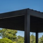 10x10 Sarasota Steel Louvered Pergola - Image 11