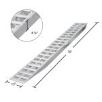 HD Ramps 10' L x 16" W Aluminum Hook End Car Trailer Ramps 5,000 lb. Per Axle Capacity - Image 5
