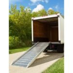 HD Ramps 10' x 40-1/2" Plate-End Aluminum Walk Ramp 2,000 lbs Capacity