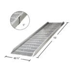 HD Ramps 10' x 40-1/2" Plate-End Aluminum Walk Ramp 2,000 lbs Capacity - Image 7