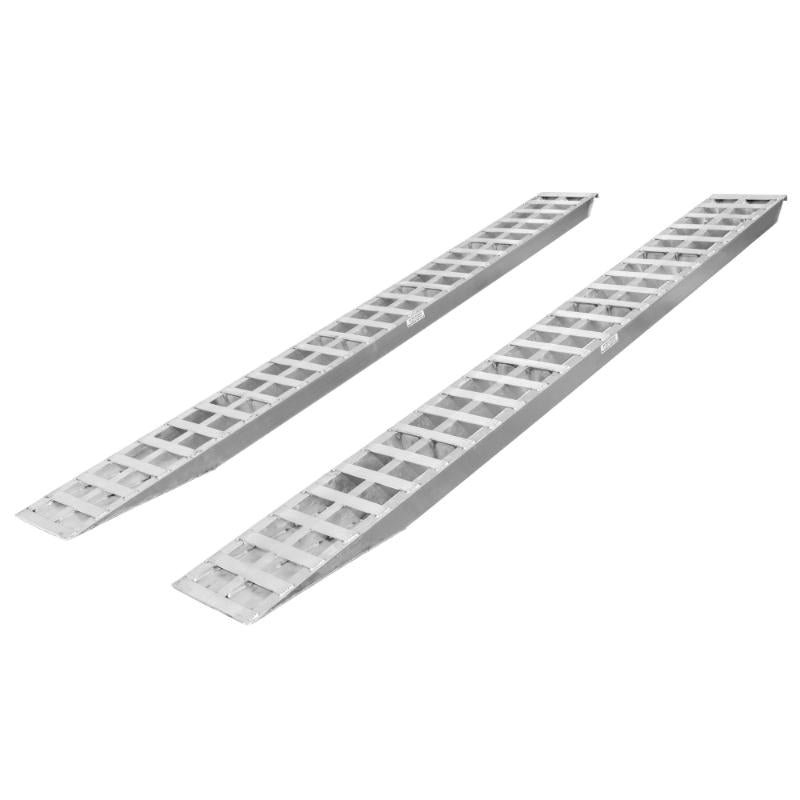 12_L_x_16_W_Aluminum_Hook_End_Car_Trailer_Ramps_5_000_lb._Per_Axle_Capacity_05-16-144-04 HD Ramps 12' L x 16" W Aluminum Hook End Car Trailer Ramps 5,000 lb. Per Axle Capacity - Image 1