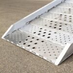 HD Ramps 12' x 40-1/2" Plate End Aluminum Walk Ramp 2,000 lbs Capacity - Image 4
