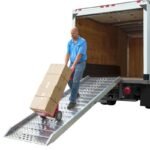 HD Ramps 14' x 40-1/2" Plate End Aluminum Punch Plate Walk Ramp 1,750 lbs Capacity - Image 3