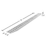 HD Ramps 16' L x 18" W Aluminum Hook End Car Trailer Ramps with 5,000 lb. Per Axle Capacity - Image 5
