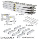 HD Ramps 16' L x 20" W 4 Bunk Load Leveler / 4 Ramp System for 20" H Step Deck Trailers - 23,500 lb. Capacity - Image 14