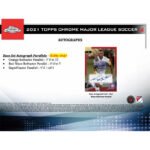 2021 Topps Chrome MLS Soccer Hobby Case (12ct) - Image 7