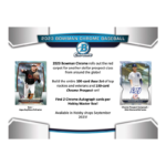 2023 Bowman Chrome Baseball Hobby 12 Box Case - Image 2