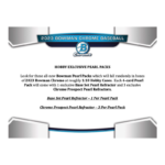 2023 Bowman Chrome Baseball Hobby 12 Box Case - Image 7