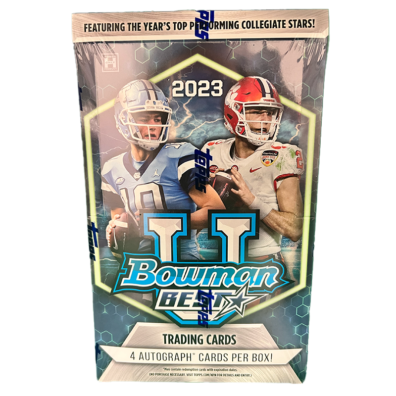 2023Bowman_sBestUniversityFootballHobbyBox 2023 Bowman's Best University Football Hobby Box - Image 1