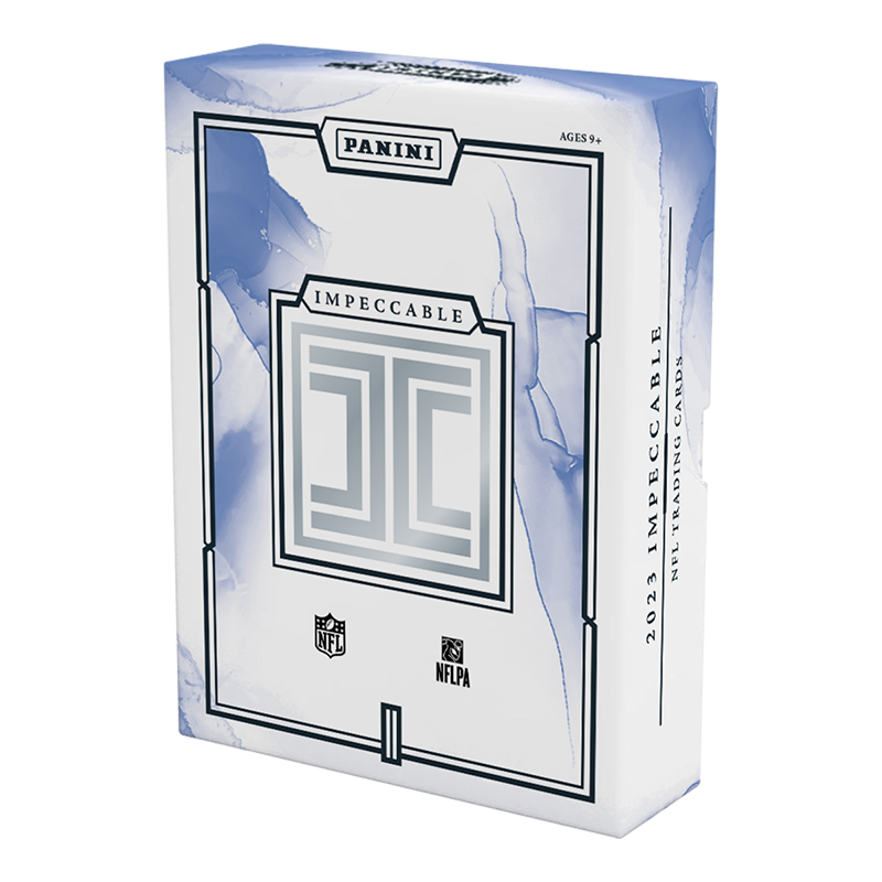 2023PaniniImpeccableFootballHobbyBox_d560cbc5-1552-4ce2-8929-a7b7a9921fd8 2023 Panini Impeccable Football Hobby 3 Box Case - Image 1