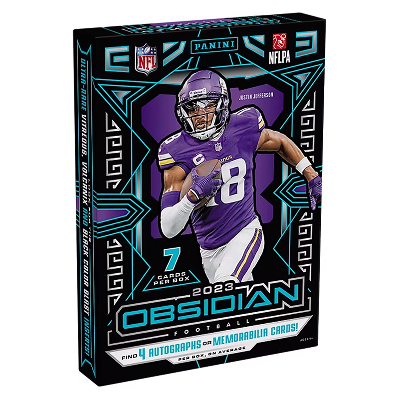 2023PaniniObsidianFootballHobbyBox_6fdce242-4eed-4758-9bfa-22d32654d9f2 2023 Panini Obsidian Football Hobby 12 Box Case - Image 1