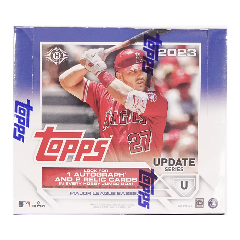 2023TOPPSBASEBALLUPDATESERIESJUMBOBOX_32edb7f9-405f-4322-ab24-476ecd2a1680 2023 Topps Baseball Update Series Jumbo Box - Image 1