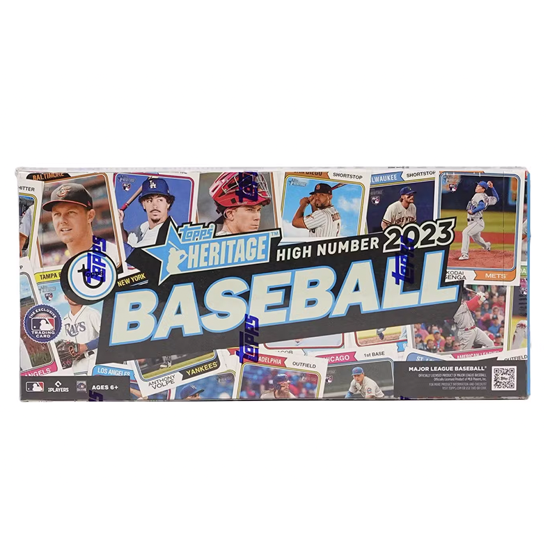 2023TOPPSHERITAGEHIGHNUMBERBASEBALLHOBBYBOX 2023 Topps Heritage High Number Baseball Hobby Box - Image 1