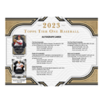 2023 Topps Tier One Baseball Hobby 12 Box Case - Image 3
