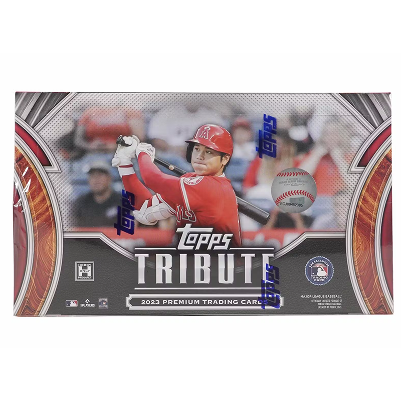 2023TOPPSTRIBUTEBASEBALLHOBBYBOX_5ca95867-2ef0-4a5a-8311-bb7710fc44c2 2023 Topps Tribute Baseball Hobby Box - Image 1