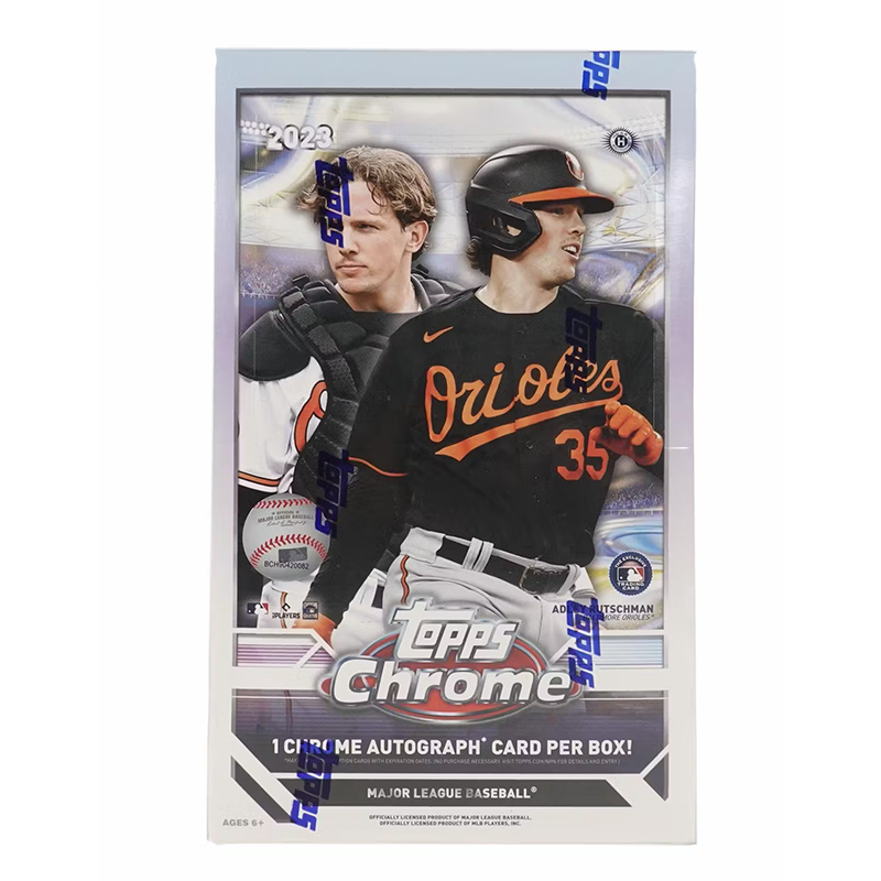 2023ToppsChromeBaseballHobbyBox 2023 Topps Chrome Baseball Hobby 12 Box Case - Image 1