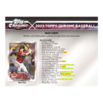 2023 Topps Chrome Baseball Hobby 12 Box Case - Image 3