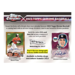 2023 Topps Chrome Baseball Jumbo 8 Box Case - Image 2