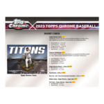2023 Topps Chrome Baseball Jumbo Box - Image 6