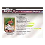 2023 Topps Chrome Baseball Jumbo Box - Image 7