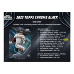 2023 Topps Chrome Black Baseball Hobby Box - Image 3