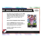 2023 Topps Chrome MLS Soccer Hobby 12 Box Case - Image 2