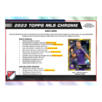 2023 Topps Chrome MLS Soccer Hobby Box - Image 3