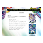 2023 Topps Cosmic Chrome Baseball Hobby 12 Box Case - Image 3