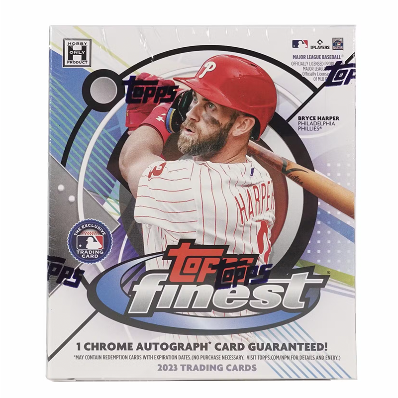 2023ToppsFinestBaseballHobbyBox_685a97f0-c40f-41f0-9073-8478a4aa41ba 2023 Topps Finest Baseball Hobby Box - Image 1