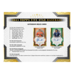 2023 Topps Five Star Baseball Hobby Box - Image 4