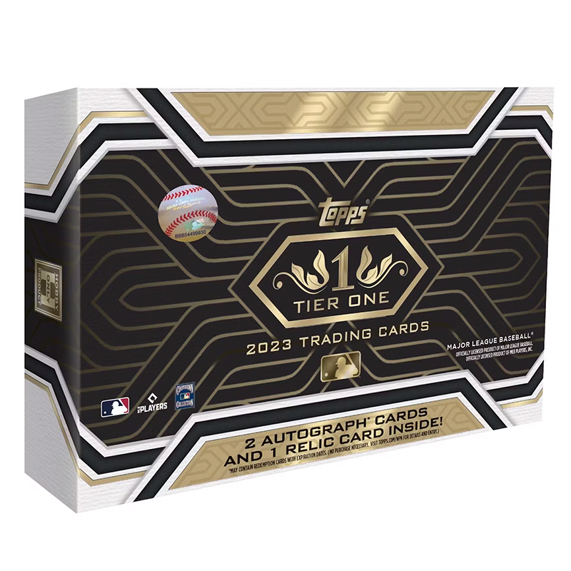 2023ToppsTierOneBaseballHobbyBox_74b85a93-c944-438e-b3db-0112ea45364e 2023 Topps Tier One Baseball Hobby 12 Box Case - Image 1
