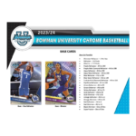 2023/24 Bowman University Chrome Basketball Hobby Box - Image 3