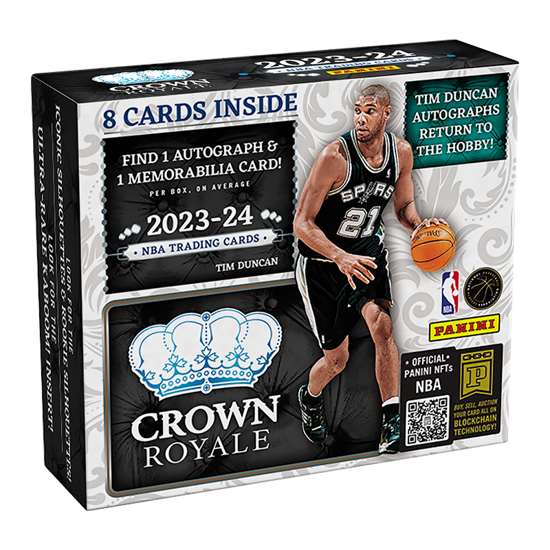 2023_24PaniniCrownRoyaleBasketballHobbyBox 2023/24 Panini Crown Royale Basketball Hobby Box - Image 1
