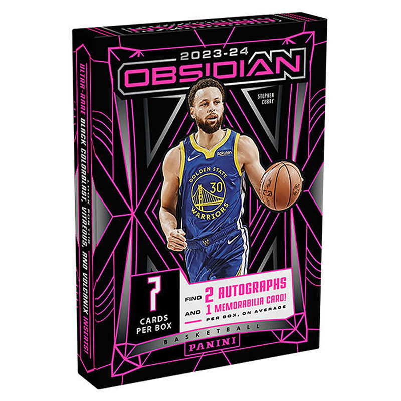 2023_24PaniniObsidianBasketballHobbyBox_3c24c24e-2991-4426-a52b-09993db54900 2023/24 Panini Obsidian Basketball Hobby 12 Box Case - Image 1