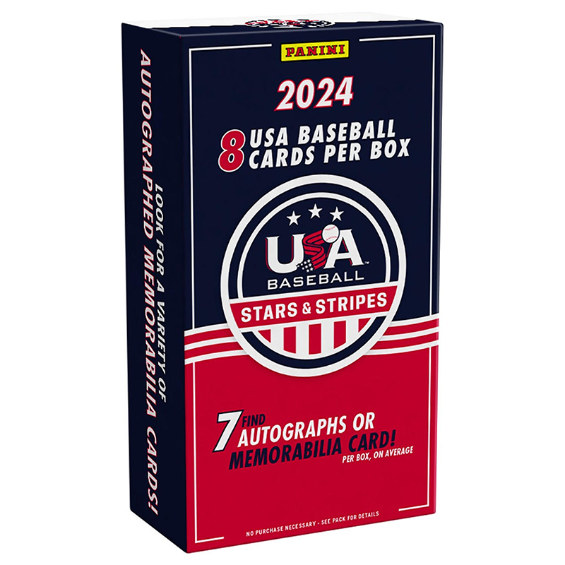 2024PaniniStarsandStripesBaseball 2024 Panini USA Stars & Stripes Baseball Hobby Box - Image 1