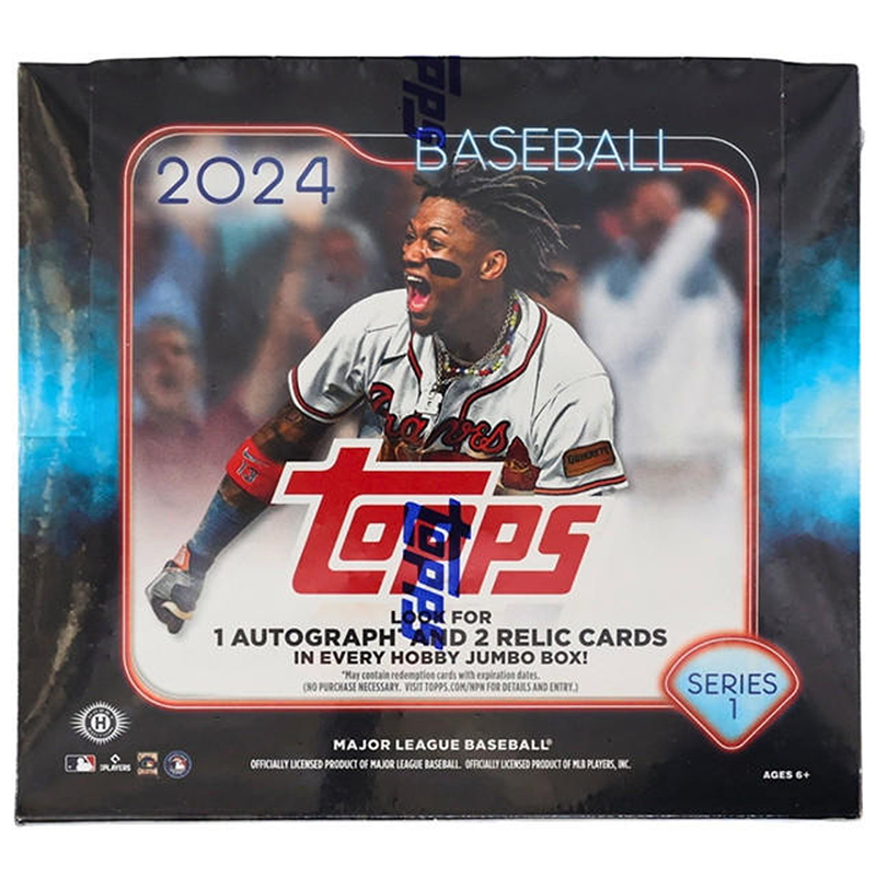 2024TOPPSSERIES1BASEBALLJUMBOBOX 2024 Topps Series 1 Baseball Jumbo 6 Box Case - Image 1