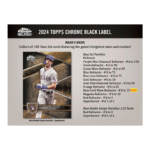 2024 Topps Chrome Black Baseball Hobby 12 Box Case - Image 3