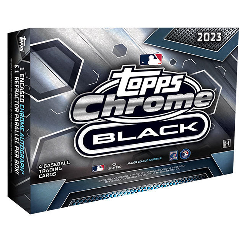 2024ToppsChromeBlackBaseball_7604d836-bfab-4159-be19-fec7a1120e48 2024 Topps Chrome Black Baseball Hobby Box - Image 1