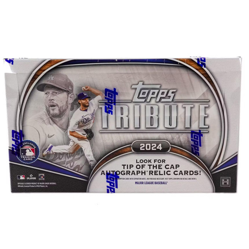 2024ToppsTributeBaseball_47c7ef3b-7f5e-413d-99ac-b60b5e7c4667 2024 Topps Tribute Baseball Hobby Box - Image 1