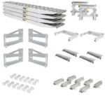 HD Ramps 4 Bunk Load Leveler / 4 Ramp Master Kit for 20" Step Deck Trailers, 23,500 lb, Aluminum - Image 3