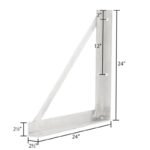 HD Ramps 24"x24" Mounting Brackets High-Strength Aluminum for Tool Cabinets - Image 2